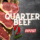 Quarter Beef Deposit
